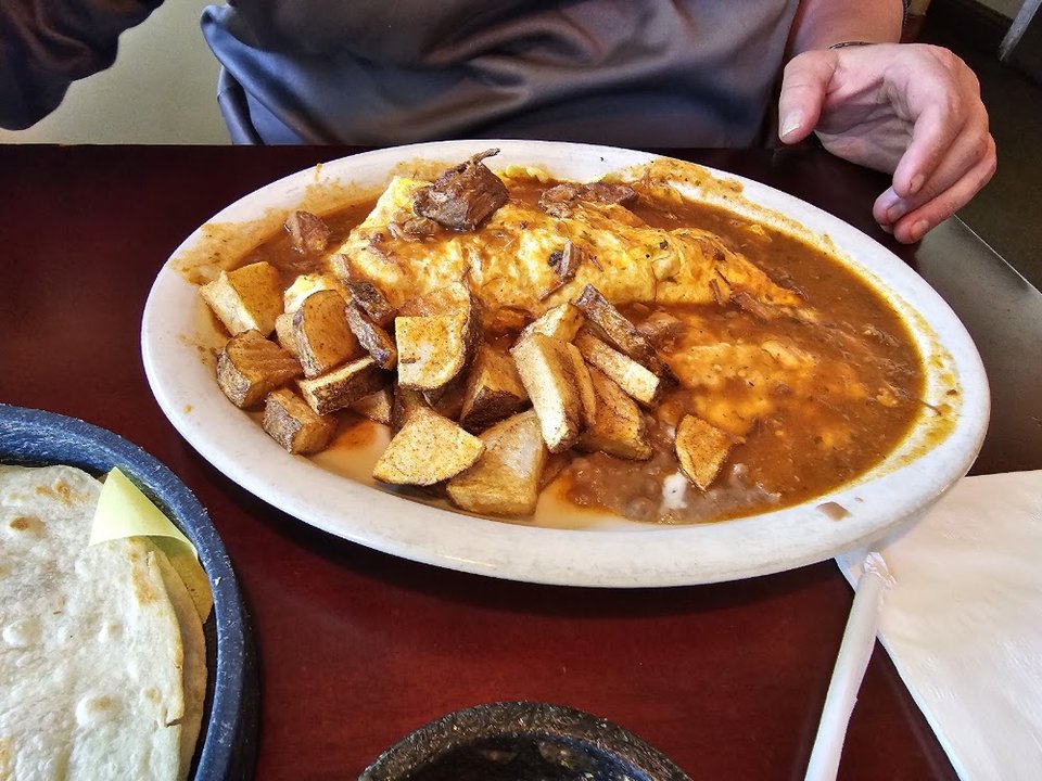 Spanish Omelette with Spicy Pork